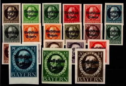 Bayern 116 II B- 135 II B postfrisch #OC775