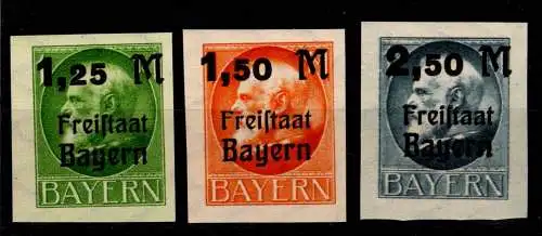 Bayern 174-176 B postfrisch #OC795