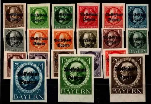 Bayern 116 II B- 135 II B postfrisch #OC774