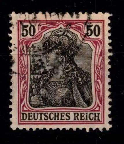 Deutsches Reich 91 II y gestempelt geprüft Hochstädter BPP #OF014