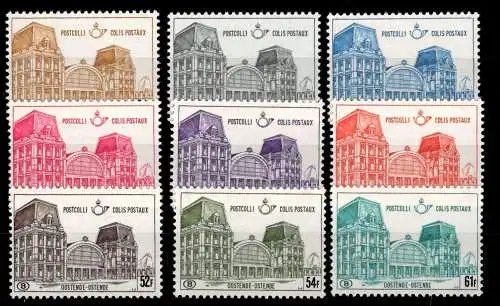 Belgien Postpaketmarken 67-75 postfrisch #NX709