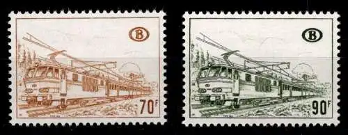 Belgien Eisenbahnpaketmarken 347-348 postfrisch #NX715