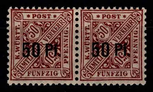 Württemberg Dienstmarken 255 postfrisch #OG173