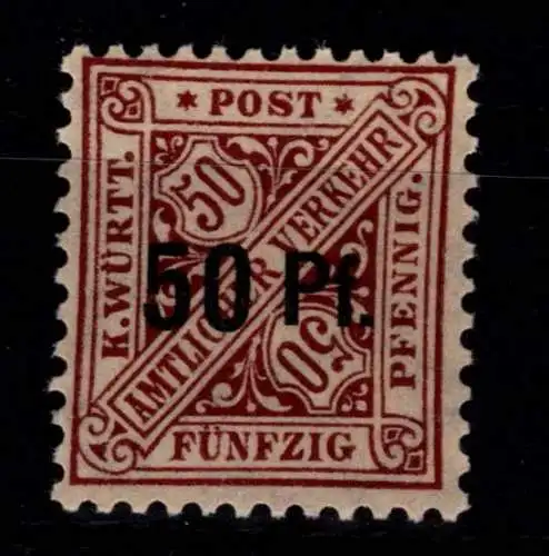 Württemberg Dienstmarken 255 postfrisch #OG181