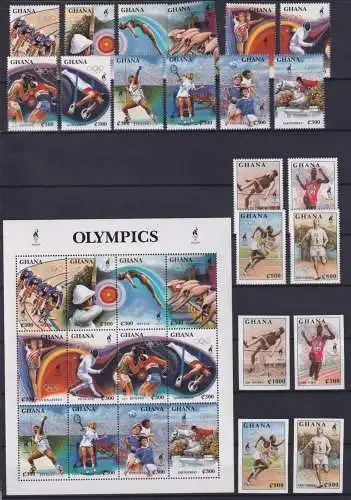 Ghana 2174-2186 postfrisch Olympische Spiele #OD060