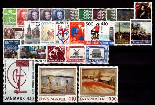 Dänemark Jahrgang 1988 postfrisch #NV219