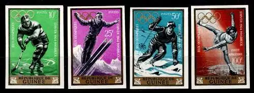 Guinea 236-238 B postfrisch Olympiade 1964 Innsbruck #NV263