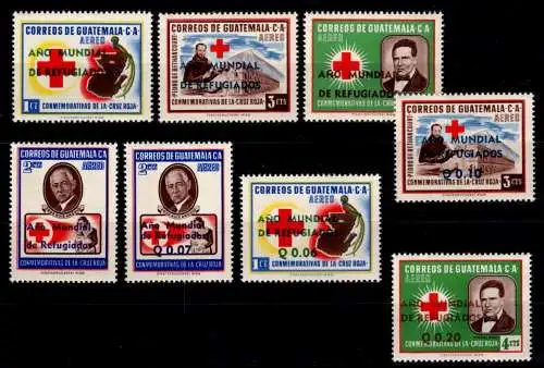 Guatemala 643-650 postfrisch Rotes Kreuz #NV271