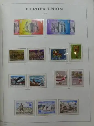 Cept Europa ** besammelt Jahre 1970-89 im Binder #LZ610