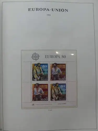 Cept Europa ** besammelt Jahre 1970-89 im Binder #LZ610