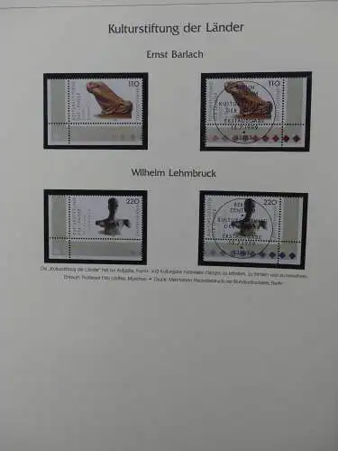 BRD Bund 1999-2001 gestempelt besammelt im Post Vordruck #LZ618