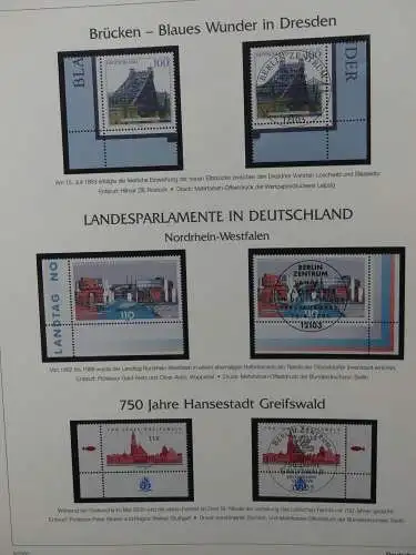 BRD Bund 1999-2001 gestempelt besammelt im Post Vordruck #LZ618