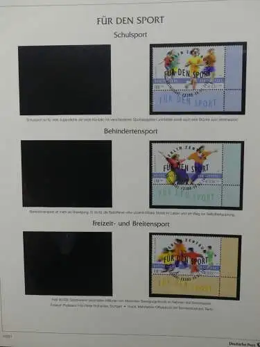 BRD Bund 1999-2001 gestempelt besammelt im Post Vordruck #LZ618