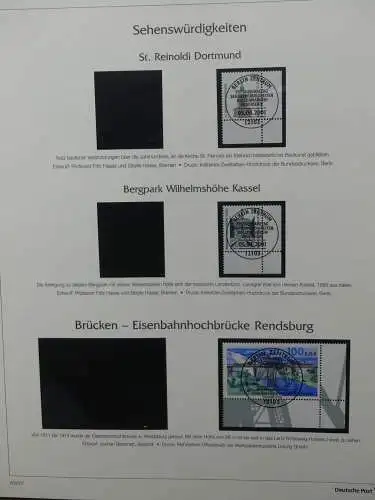 BRD Bund 1999-2001 gestempelt besammelt im Post Vordruck #LZ618