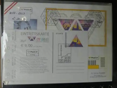 Österreich Kleinbögen als FDC aus Eurozeit im Safe Binder #LZ638