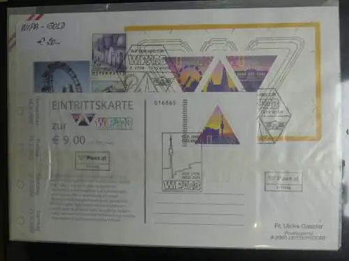 Österreich Kleinbögen als FDC aus Eurozeit im Safe Binder #LZ638