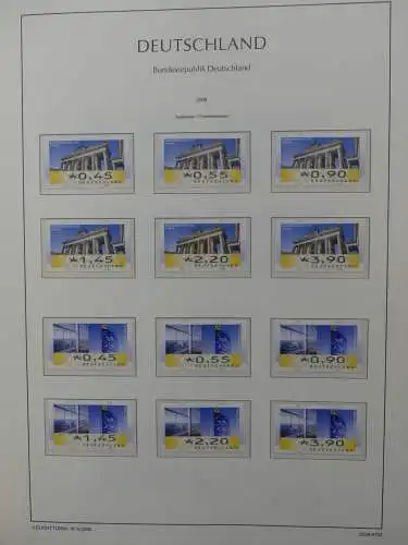 BRD Bund 2004-2014 gestempelt besammelt im Leuchtturm Vordruck #LZ619