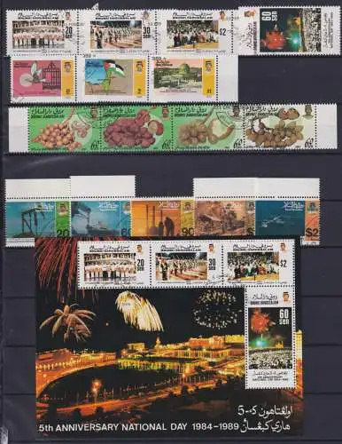 Brunei Jahrgang 1989 gestempelt #NV842