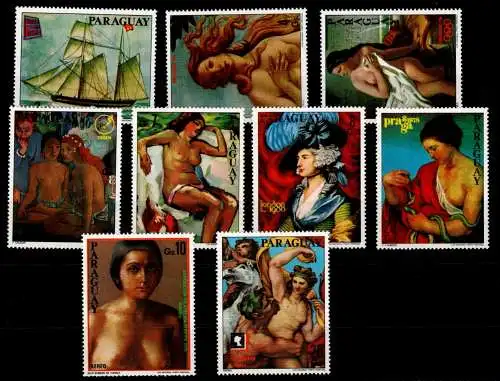 Paraguay 3092-3100 postfrisch Kunst #NV946