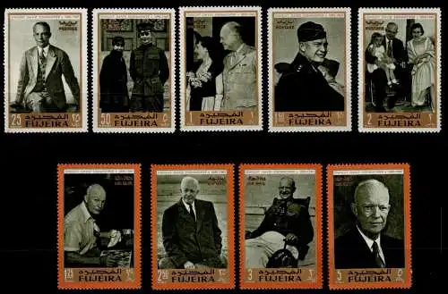 Fujeira 365-373 A postfrisch Eisenhower #NV949