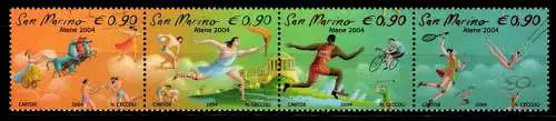 San Marino 2150-2153 postfrisch Viererstreifen / Olympische Spiele #NN707