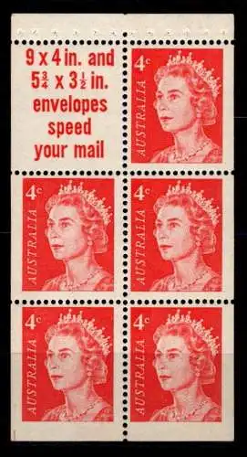 Australien H-Blatt 38/5 postfrisch Queen Elizabeth II. #NV514