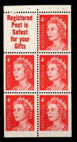 Australien H-Blatt 38/1 postfrisch Queen Elizabeth II. #NV510