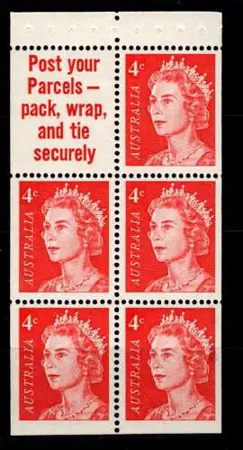 Australien H-Blatt 38/3 postfrisch Queen Elizabeth II. #NV512