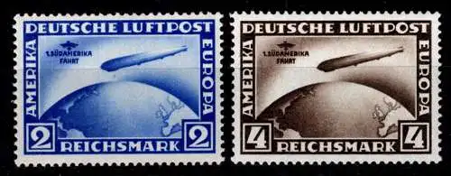 Deutsches Reich 438-439 postfrisch Südamerikafahrt, beide sign. Richter #NS845