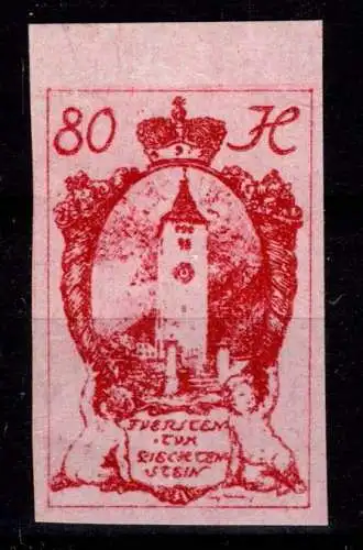 Liechtenstein 34 U postfrisch #OF104