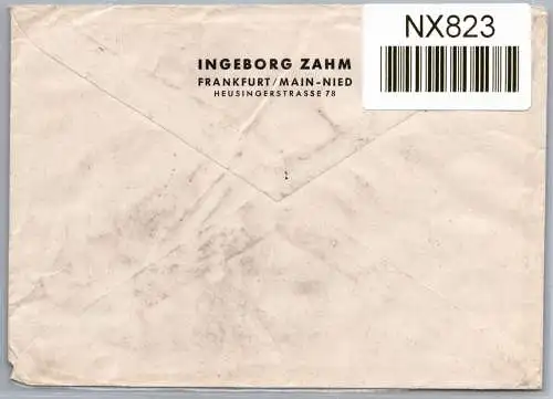 Berlin 198 u.a. auf Brief Einschreiben #NX823