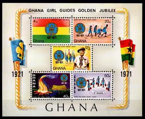 Ghana Block 42 postfrisch #NV337