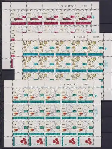 Israel 1291-1293 postfrisch als Kleinbögen, Gesundheitsvorsorge #NV381