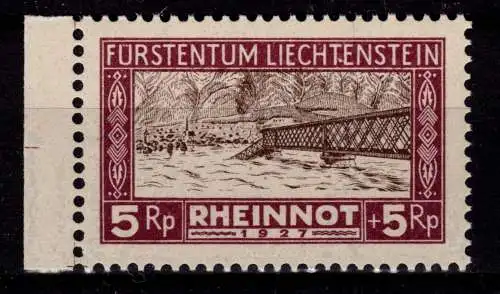 Liechtenstein 78 I postfrisch PF weißer Fleck zw. T und E #OF135