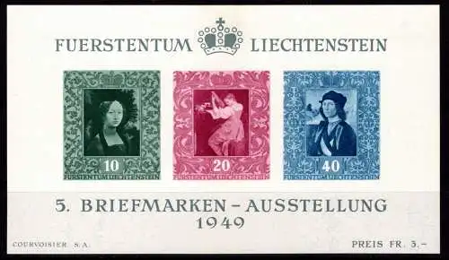 Liechtenstein Block 5 postfrisch #OF123