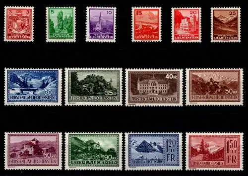 Liechtenstein 126-138 postfrisch #OF126