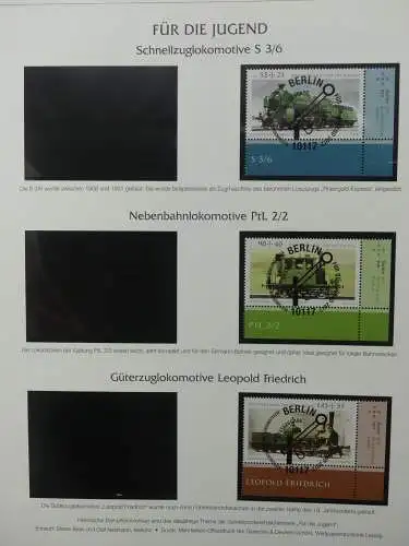 BRD Bund 2010-2015 gestempelt besammelt im Post Vordruck #LZ643