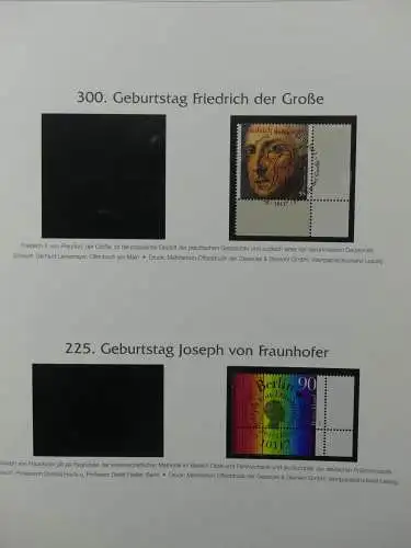 BRD Bund 2010-2015 gestempelt besammelt im Post Vordruck #LZ643