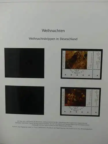 BRD Bund 2010-2015 gestempelt besammelt im Post Vordruck #LZ643