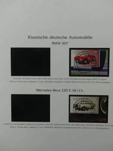 BRD Bund 2010-2015 gestempelt besammelt im Post Vordruck #LZ643