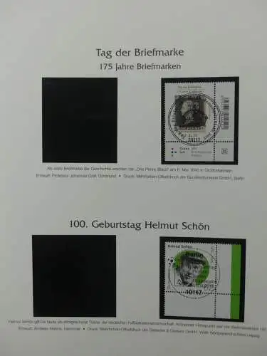 BRD Bund 2010-2015 gestempelt besammelt im Post Vordruck #LZ643