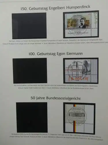 BRD Bund 2004-2012 gestempelt besammelt im Post Vordruck #LZ644