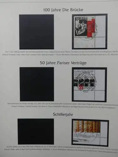 BRD Bund 2004-2012 gestempelt besammelt im Post Vordruck #LZ644