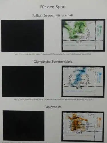 BRD Bund 2004-2012 gestempelt besammelt im Post Vordruck #LZ644