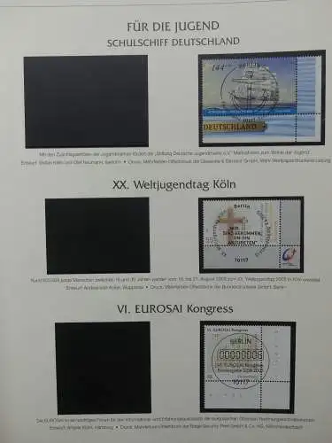 BRD Bund 2004-2012 gestempelt besammelt im Post Vordruck #LZ644