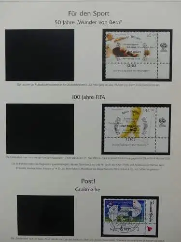 BRD Bund 2004-2012 gestempelt besammelt im Post Vordruck #LZ644