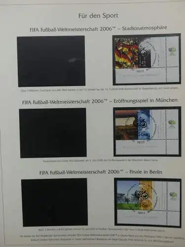 BRD Bund 2004-2012 gestempelt besammelt im Post Vordruck #LZ644