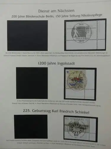 BRD Bund 2004-2012 gestempelt besammelt im Post Vordruck #LZ644