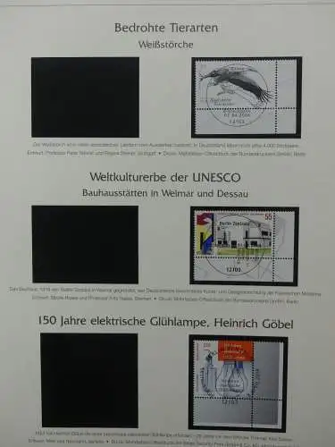 BRD Bund 2004-2012 gestempelt besammelt im Post Vordruck #LZ644