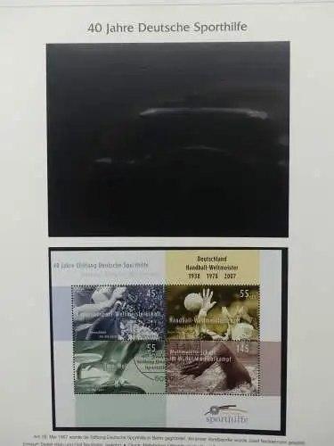 BRD Bund 2004-2012 gestempelt besammelt im Post Vordruck #LZ644